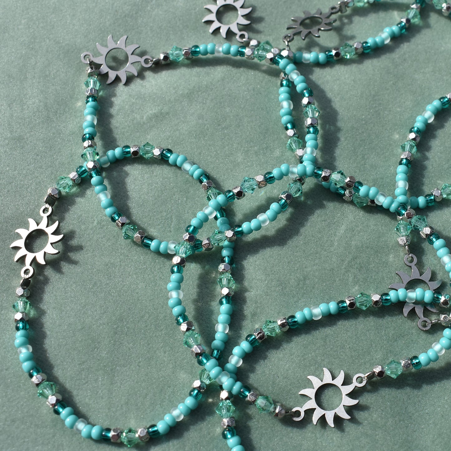 blue skies sun bracelet